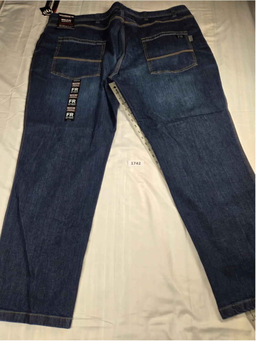 Wolverine FR Men’s Flame Resistant Stretch Jeans 52x32 Traditional Fit NWT #1742